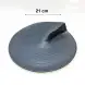 #BS1652-BK; Ceramic edge plate 8.75 inches