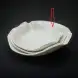 #BS1676-WT; Ceramic deep plate 6.5 inches