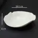 #BS1690-WT; Ceramic deep plate 8.25 inches
