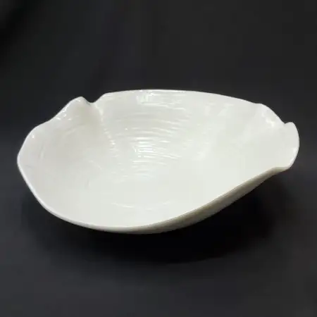 #BS1690-WT; Ceramic deep plate 8.25 inch..