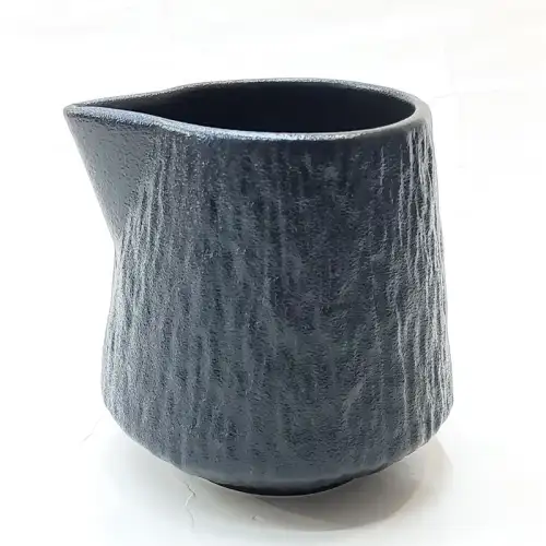 #BS1768-BK; Ceramic cream pot 144ml