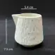 #BS1768-WT; Ceramic cream pot 144ml