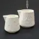 #BS1768-WT; Ceramic cream pot 144ml