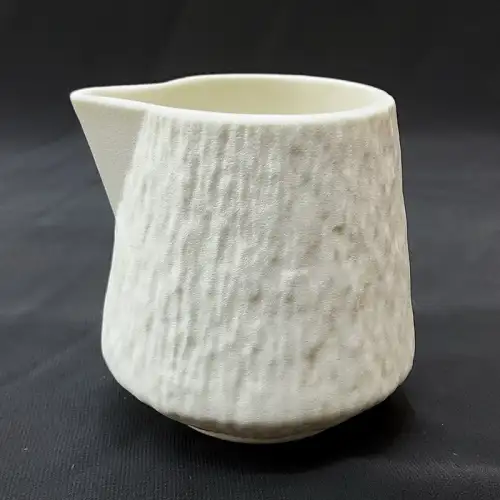 #BS1768-WT; Ceramic cream pot 144ml