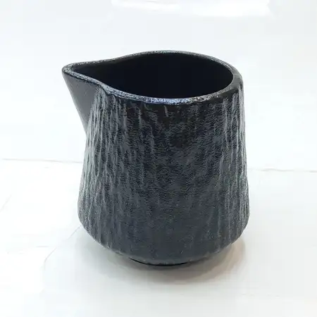 #BS1775-BK; Ceramic cream pot 80ml..
