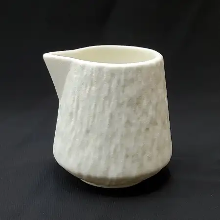 #BS1775-WT; Ceramic cream pot 80ml..