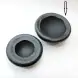 #BS1805-BK; Ceramic rock bowl 8 inches