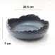 #BS1829-BK; Ceramic nesting bowl 8 inches