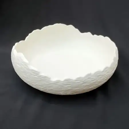 #BS1829-WT; Ceramic nesting bowl 8 inche..