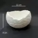 #BS1836-WT; Ceramic nesting bowl 5.5 inches