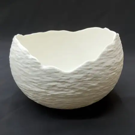 #BS1836-WT; Ceramic nesting bowl 5.5 inc..