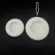 #BS1843-WT; Ceramic mushroom bowl 9 inches