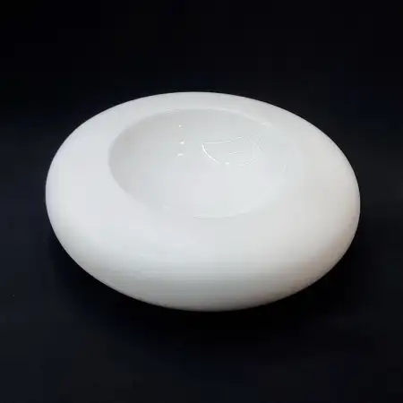 #BS1850-WT; Ceramic mushroom bowl 7 inch..