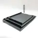 #BS1881-BK; Ceramic rectangular plate 23cm