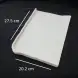 #BS1898-WT; Ceramic rectangular plate 27.5cm