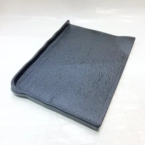 #BS1904-BK; Ceramic rectangular plate 30.5cm