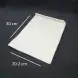 #BS1904-WT; Ceramic rectangular plate 30.5cm