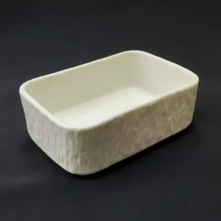 #BS1911-WT; Ceramic sugar bowl..