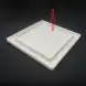 #BS1935-WT; Ceramic square plate 20cm