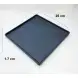#BS1942-BK; Ceramic square plate 25cm