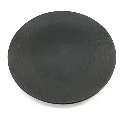 #BS5033-BK; Ceramic round plate 27.5cm..