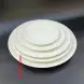 #BS5033-WT; Ceramic round plate 27.5cm