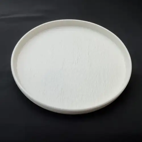 #BS5057-WT; Ceramic flat round plate 23cm