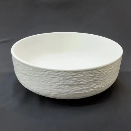 #BS5132-WT; Ceramic 20cm bowl..