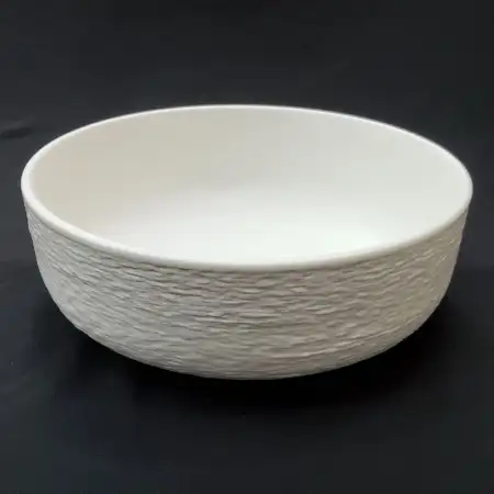 #BS5149-WT; Ceramic 25.5cm bowl..
