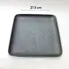 #BS5170-BK; Ceramic 27.5cm square plate