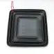 #BS5170-BK; Ceramic 27.5cm square plate
