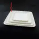 #BS5170-WT; Ceramic 27.5cm square plate