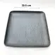 #BS5187-BK; Ceramic 30.5cm square plate