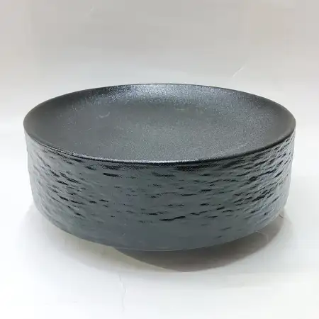 #BS5200-BK; Ceramic cylinder plate 15cm..