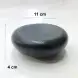 #BS5255-BK; Ceramic pebble bowl 4.5 inches