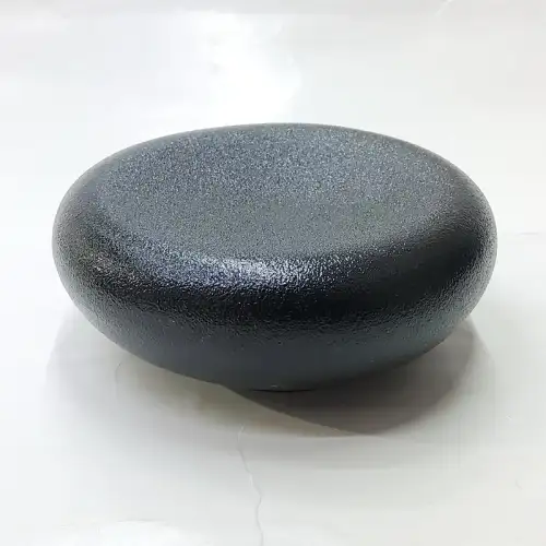 #BS5255-BK; Ceramic pebble bowl 4.5 inches