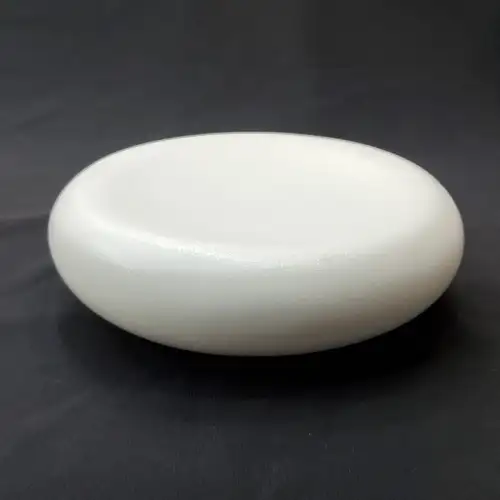 #BS5255-WT; Ceramic pebble bowl 4.5 inches