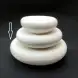 #BS5279-WT; Ceramic pebble shape bowl 7.25"
