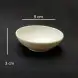 #BS5330-WT; Ceramic round plate 9cm
