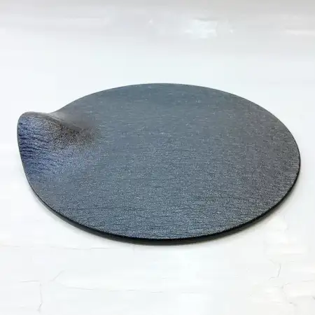 #BS8843-BK; Ceramic round 23cm slate sha..