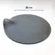 #BS8867-BK; Ceramic round 31cm slate shape