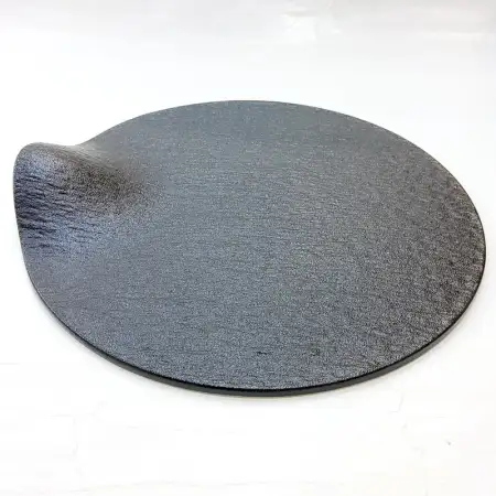 #BS8867-BK; Ceramic round 31cm slate sha..