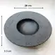 #BS8904-BK; Ceramic soup plate 28cm