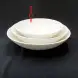 #BS8935-WT; Ceramic salad bowl 20cm