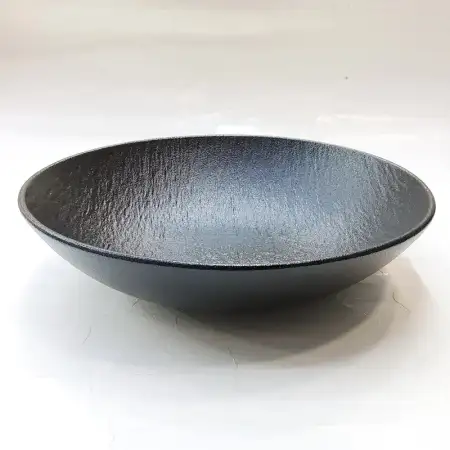 #BS8942-BK; Ceramic salad bowl 23cm..