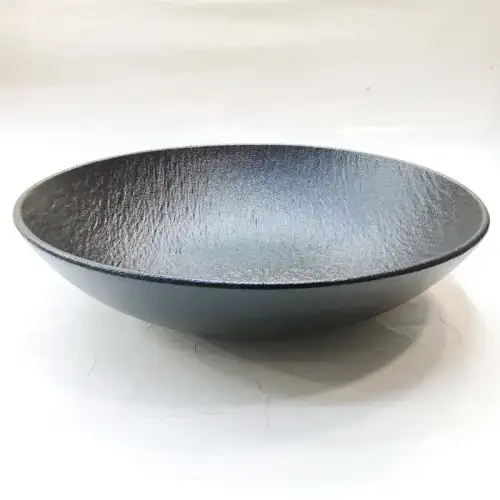 #BS8959-BK; Ceramic salad bowl 25cm