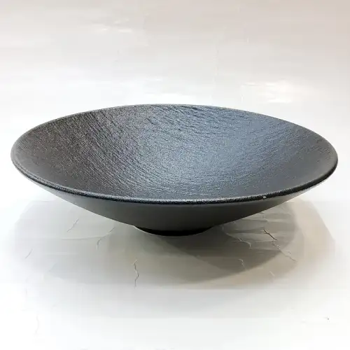 #BS8966-BK; Ceramic round bowl 20cm