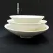 #BS8966-WT; Ceramic round bowl 20cm