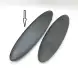 #BS9000-BK; Ceramic oval plate 49cm