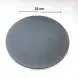 #BS9024-BK; Ceramic flat plate round 32cm